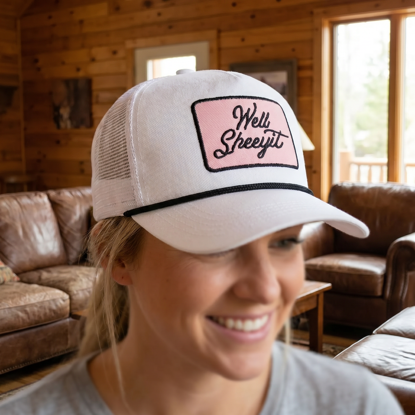 🧢 “Well Sheeyit” Trucker Hat — Attitude You Can Wear