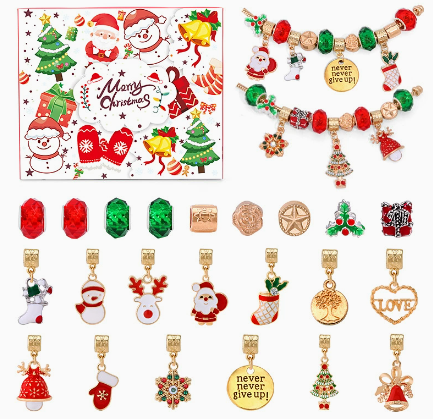 🎄DIY CHRISTMAS ADVENT CALENDAR BRACELETS SET
