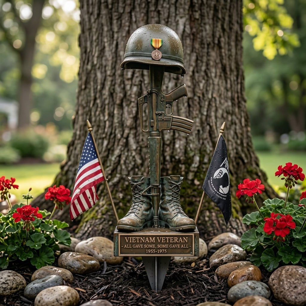 🔥Last Day 50% OFF🔥- Vietnam Veteran Tribute Garden Stake – Honoring Our Heroes