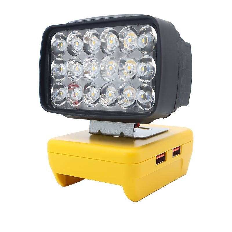 🔥Last Day Promotion 49% OFF-Flood Work Light, LED Work Light Compatible With For 18V Lithium Battery