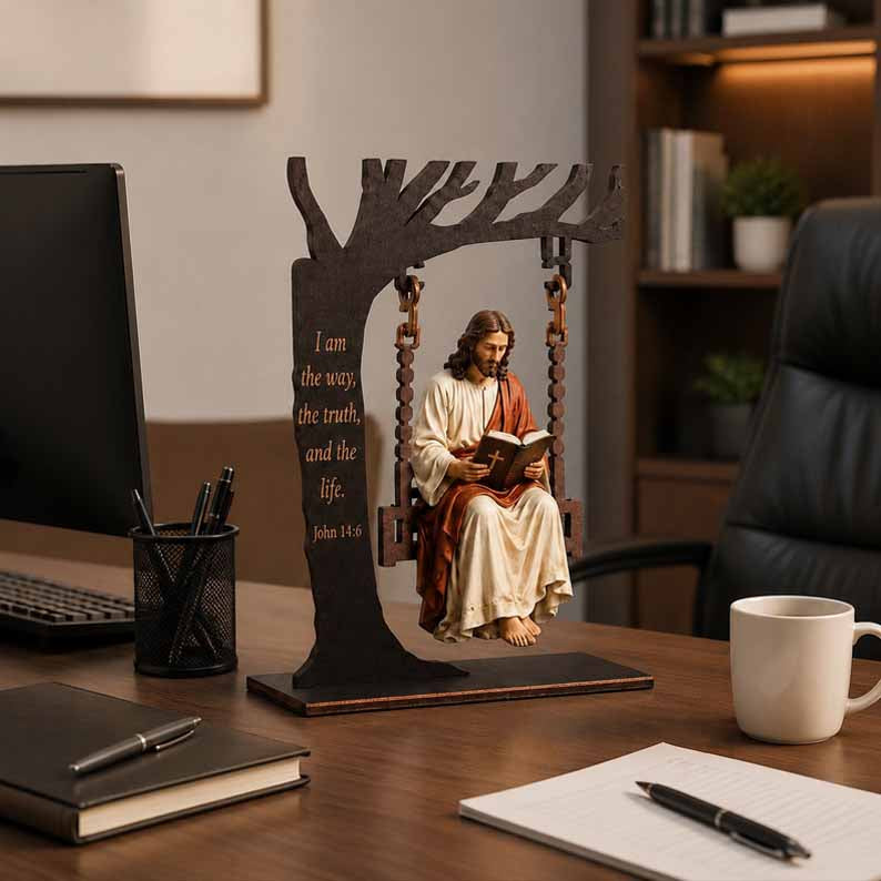 📚Last Day 49% OFF - Christian Jesus Swing Ornament