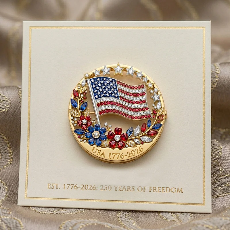 🔥🔥Last Day 49% OFF- US 250th Anniversary Enamel Brooch Pin