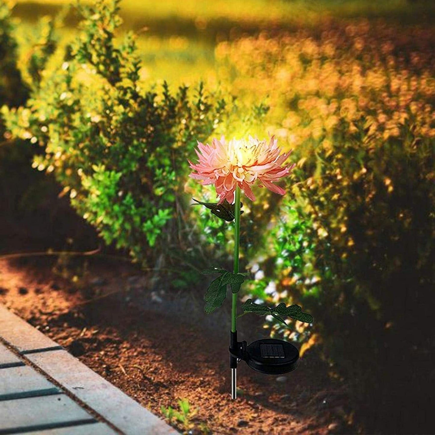 (š„SUMMER HOT SALE NOW 49% OFF) - Chrysanthemum Solar Garden Stake