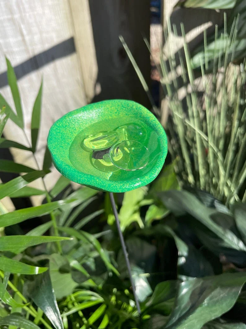 š„Handmade Bee Watering Station, Butterfly Puddler, Hummingbird Drinking Cups