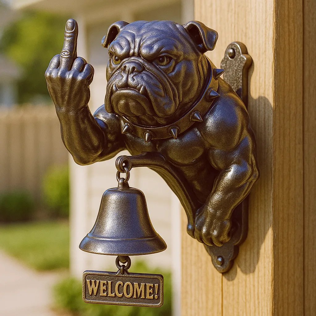 🔥Funny Bulldog Doorbell