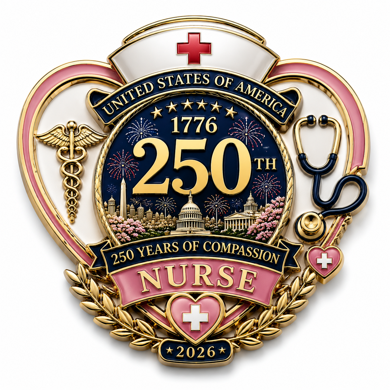 250th Anniversary Nurse Pin