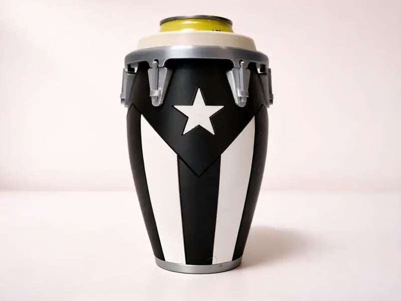 💥Conga-Style Can Holder – Celebrate Caribbean Pride, One Sip at a Time