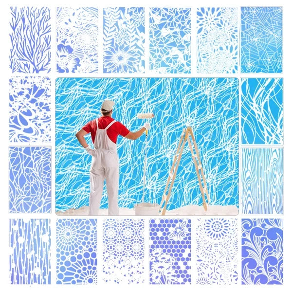 🔥DIY Decoration🌻-Garden Fence Large Flower Stencils