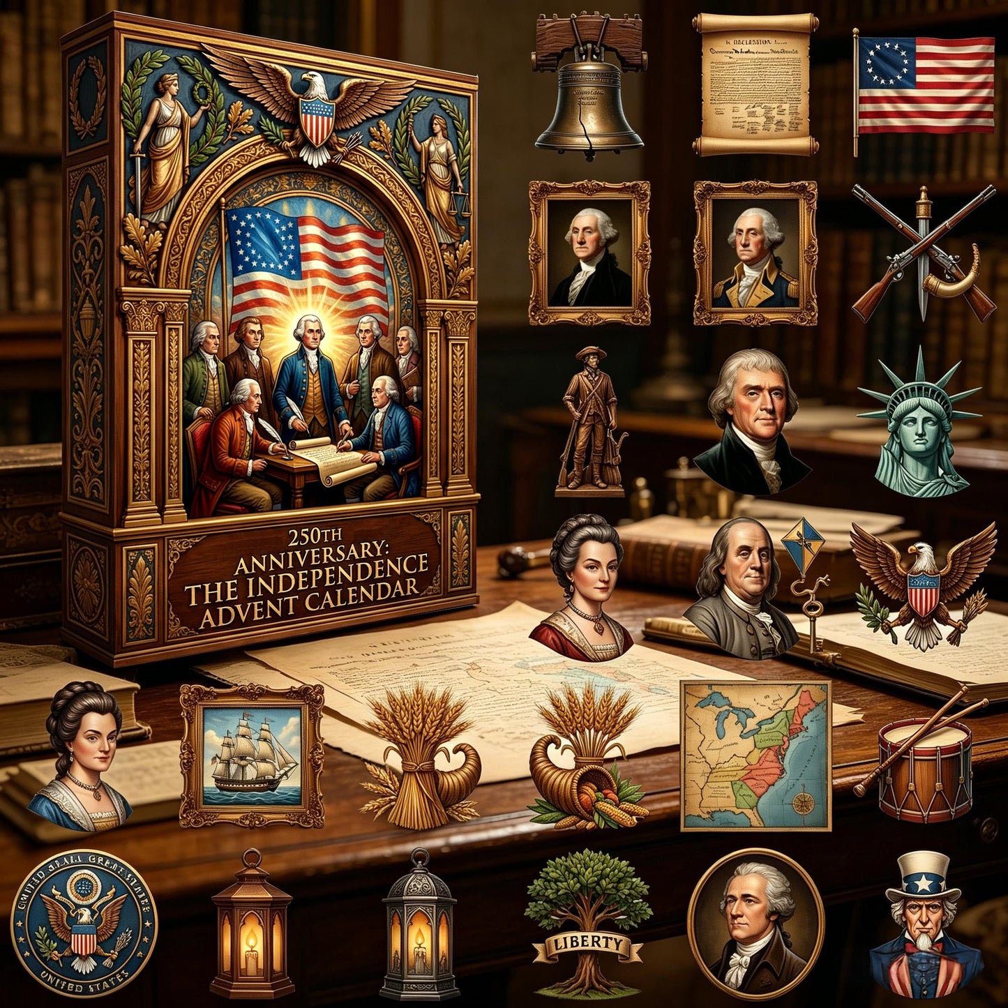 🇺🇸 America's 250th Anniversary: The Independence Advent Calendar
