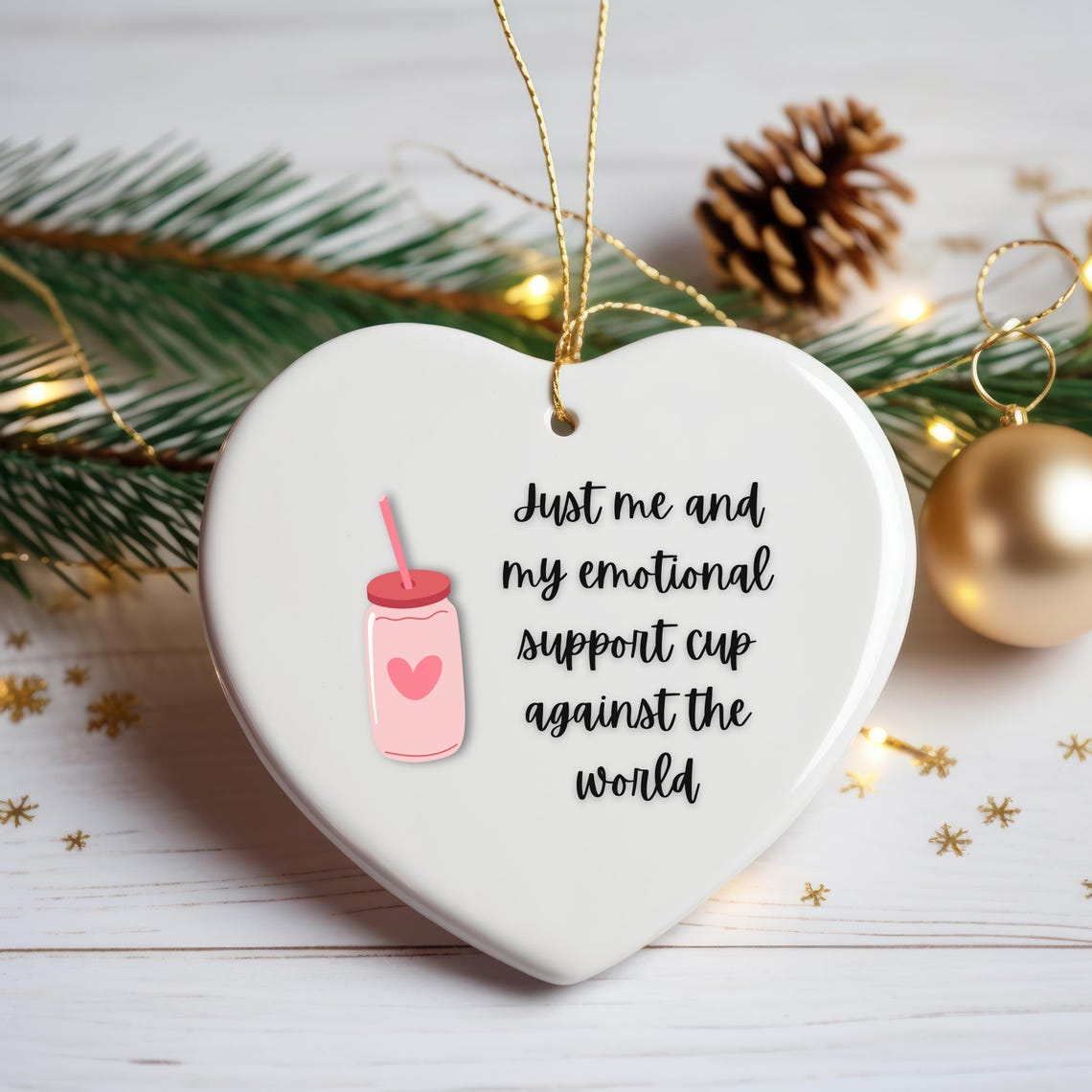 Self-Encouragement Christmas Hanging Decorations