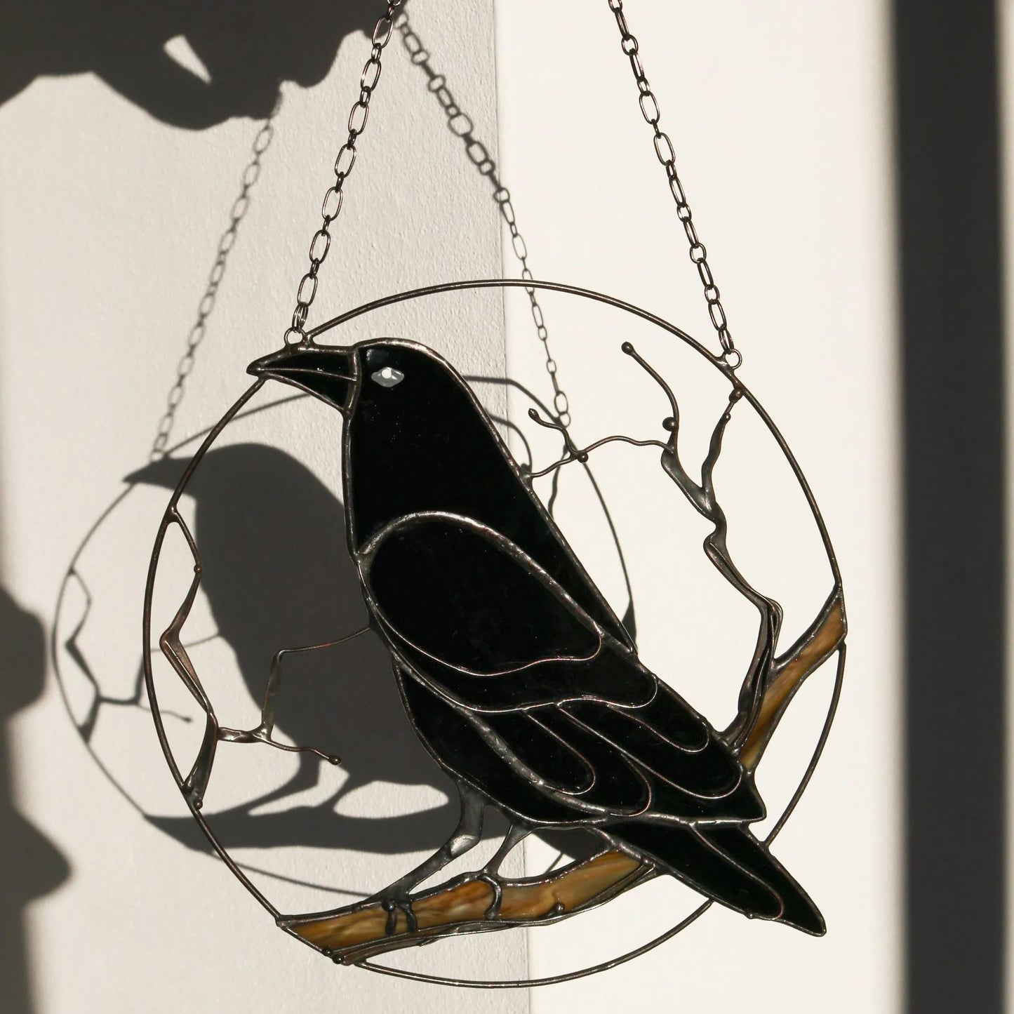 🌟 Gothic Raven Crow Suncatcher - 🔥🔥Buy 2 Free Shipping