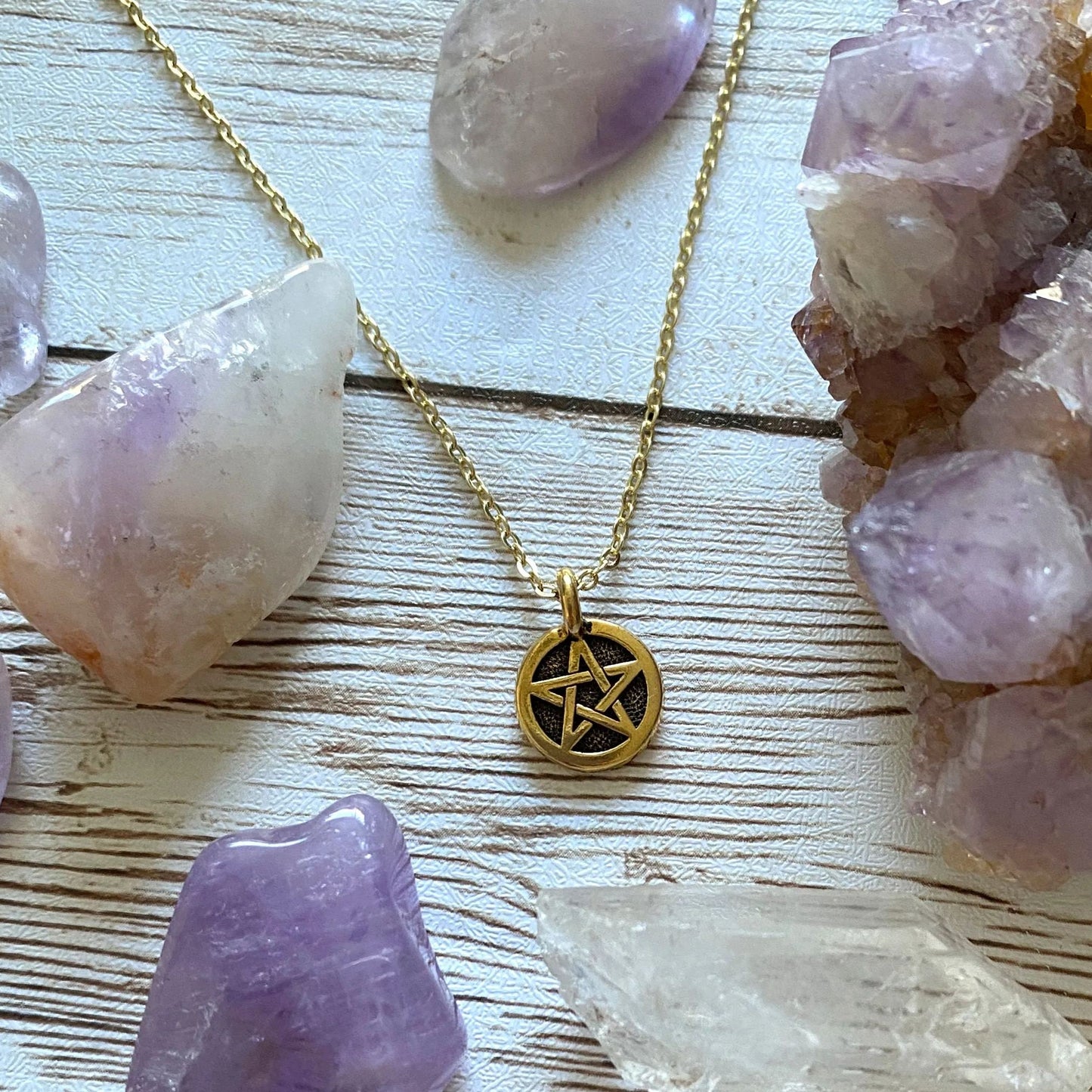❤Pentacle Dainty Minimalist Necklace