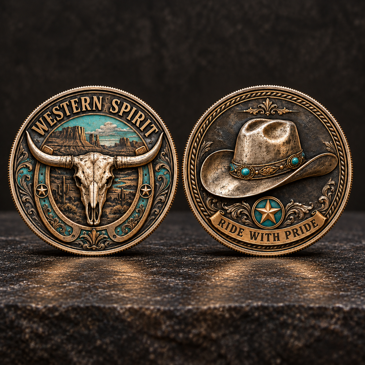 ๐๐บ๐ธ Limited Edition! ๐ฅWestern Spirit Commemorative Coin
