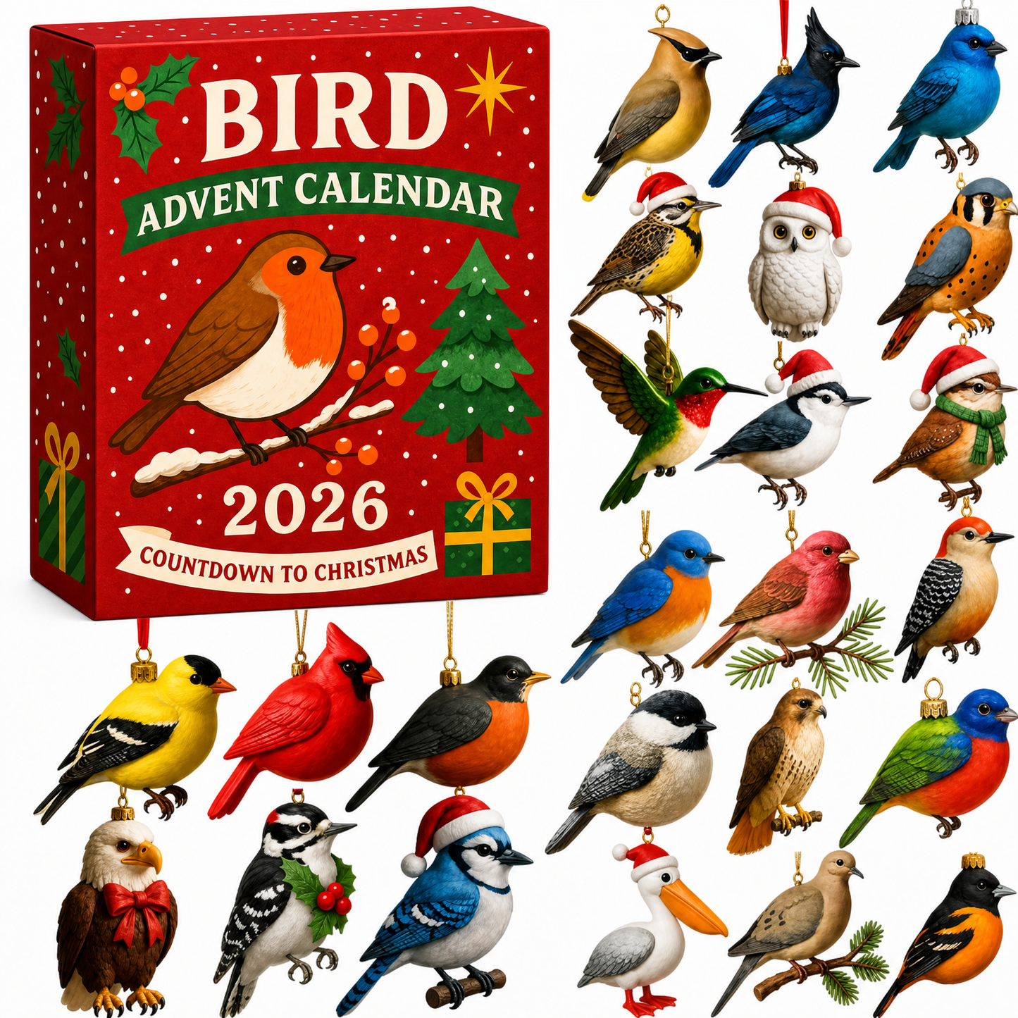 🔥Limited Edition, Only 100 Sets Left! - 🐦Bird Advent Calendar 2026