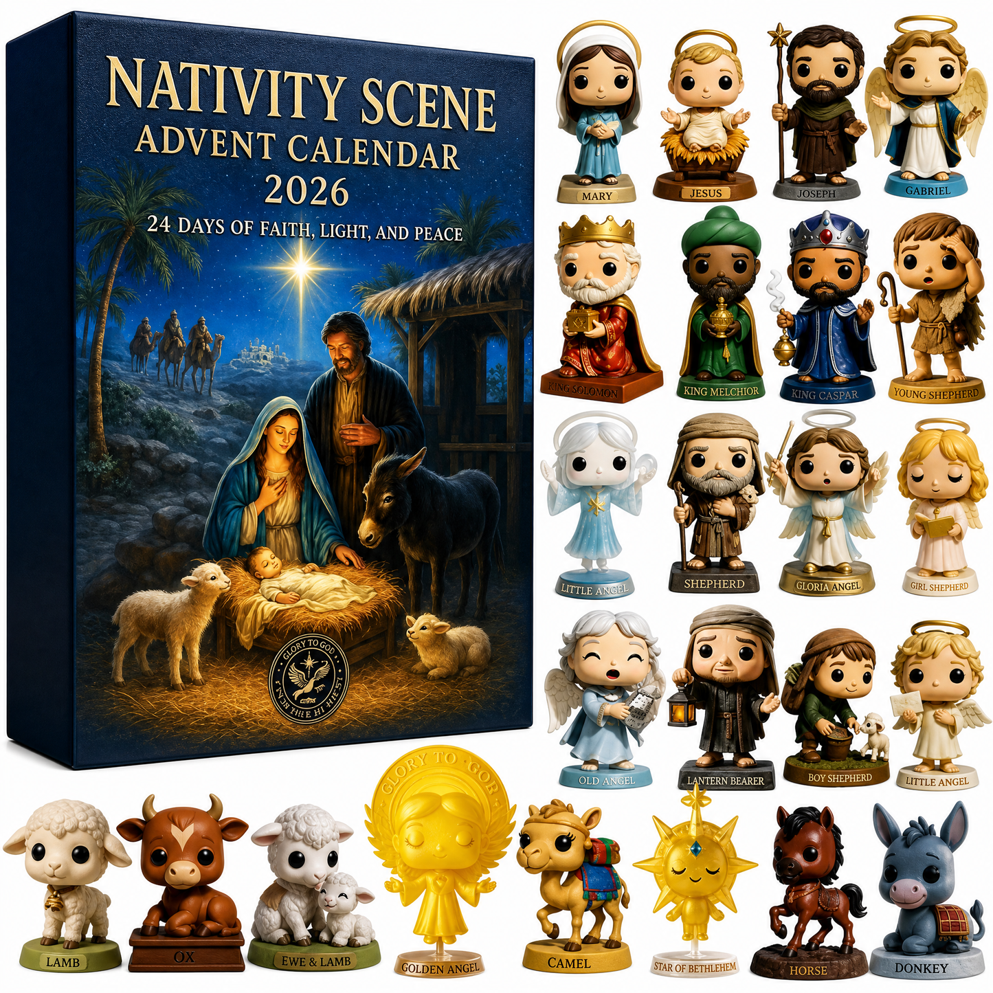 Nativity Scene Advent Calendar 2026