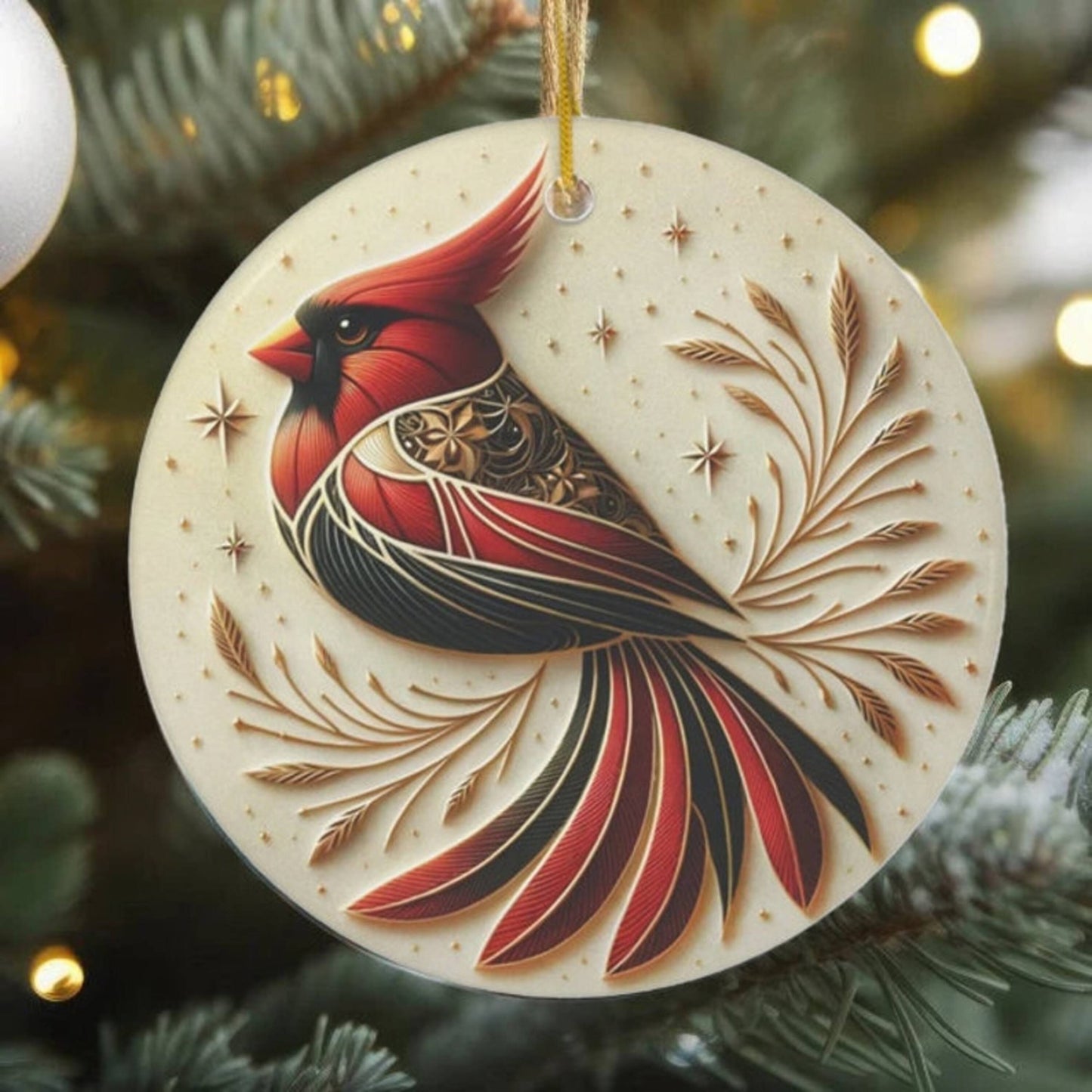 🎅CHRISTMAS SALE 49% OFF🎄Bird Of Many Colors Ceramic Christmas Ornament🐦