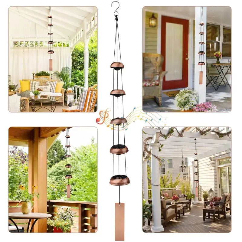 Metal Pagoda Wind Chimes for Outside