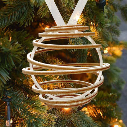 3D Spiral Christmas Ornament Bundle