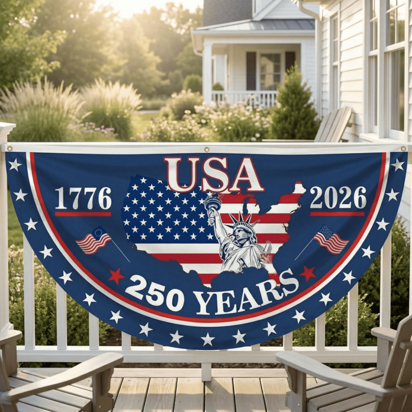 250th Anniversary USA Fan Flag
