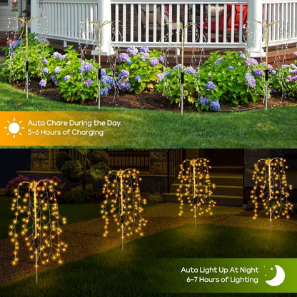 🔥LAST DAY 49% OFF🎁Waterproof Solar Garden Lights Outdoor Decor