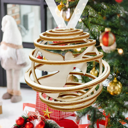 3D Spiral Christmas Ornament Bundle
