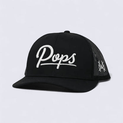 Pops Embroidered Adjustable Camo Cap
