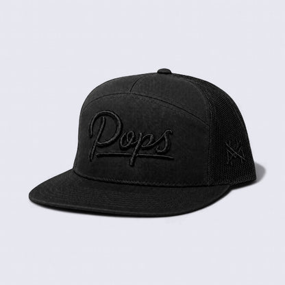 Pops Embroidered Adjustable Camo Cap