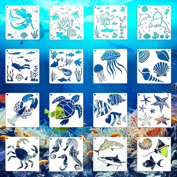 🔥DIY Decoration🌻-Garden Fence Large Flower Stencils