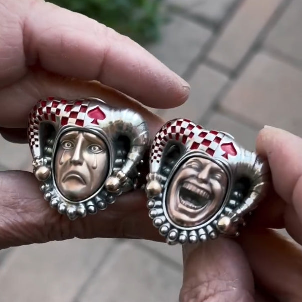 Tragedy And Comedy Clown Ring