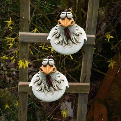 🔥Funny Chicken Garden Fence Decoration🐓