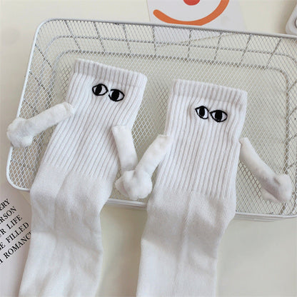 🔥 Hand In Hand Magnetic Holding Hands Socks 💕