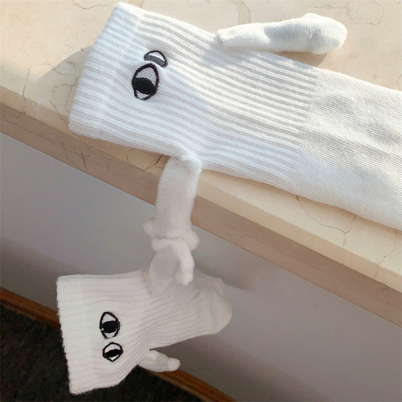 🔥 Hand In Hand Magnetic Holding Hands Socks 💕