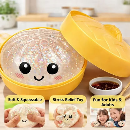 💕Hot sale 50% OFF💖🥟✨ Glitter Dumpling Squishy – Cute, Satisfying Stress Relief Toy