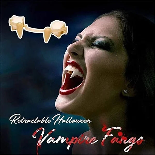 🎃👻Halloween Hot Sale🦷Automatic retractable vampire fangs💥
