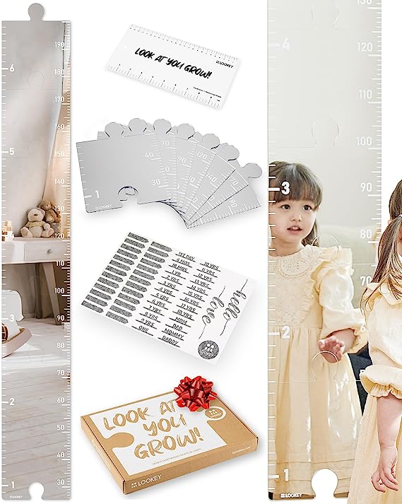 LOOKEY Growth Chart Mirror for Kids