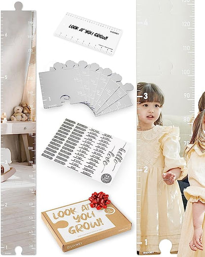 LOOKEY Growth Chart Mirror for Kids