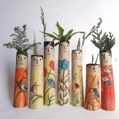 🍀Bohemian style-Spring Family Bud Vases🍀