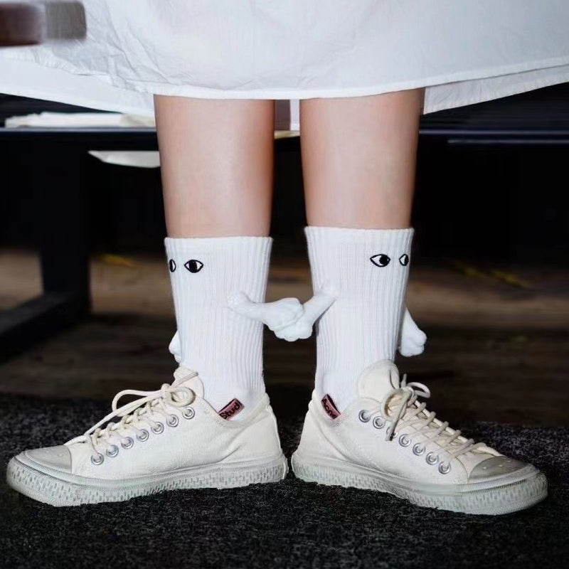🔥 Hand In Hand Magnetic Holding Hands Socks 💕