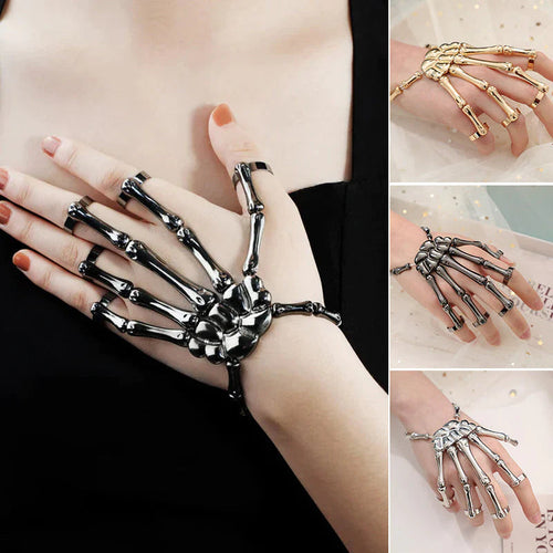 ☠️👻Hand Skull Skeleton Bracelet