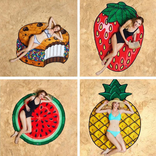 🍩🍕🍟Fun And Fancy Beach Towel（Buy 2 Free Shipping）