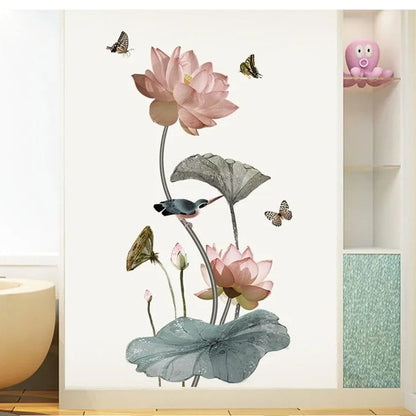 (❤HOT SALE- 49% OFF) Flower Wall Sticker Wallpaper