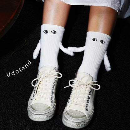 🔥 Hand In Hand Magnetic Holding Hands Socks 💕