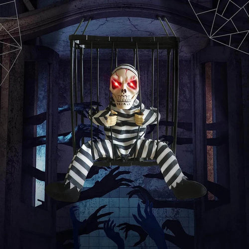 👻🎃Early Halloween Sale☠️ - Glowing Motion Skeleton Prisoner