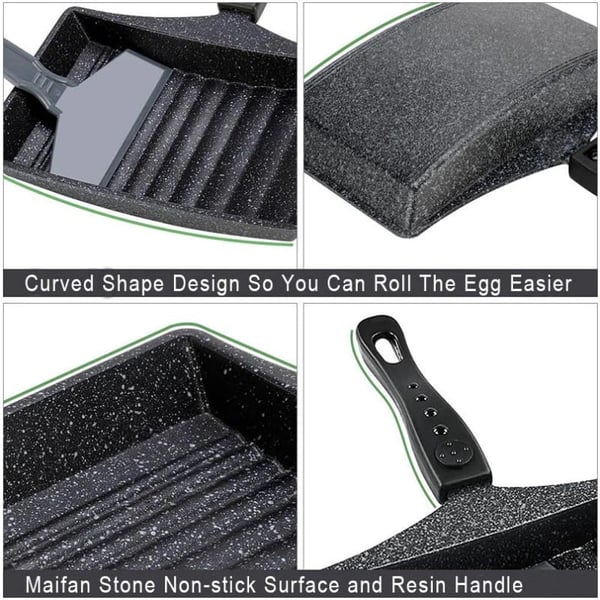 🍳Wave Bottom Egg Rolling Pan 🔥
