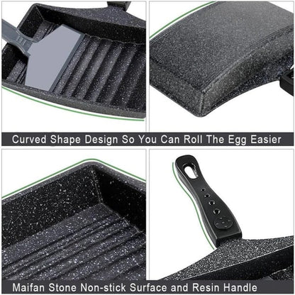 🍳Wave Bottom Egg Rolling Pan 🔥