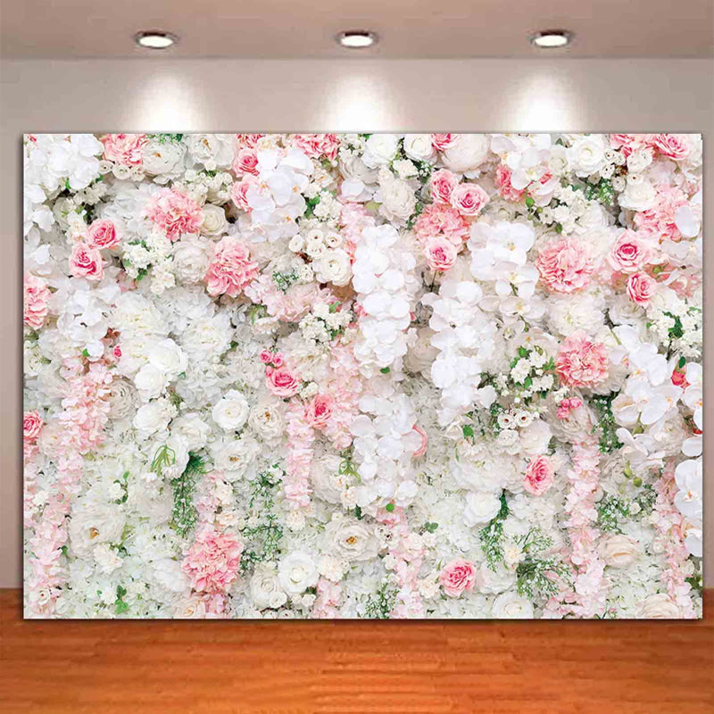 🌲Magical Forest Floral & Butterfly Backdrop Banner — Outdoor Birthday Party Scene Decoration