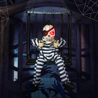 👻🎃Early Halloween Sale☠️ - Glowing Motion Skeleton Prisoner