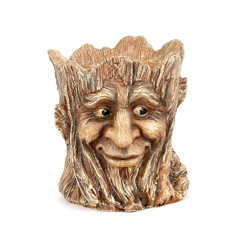 Resin Antique Creative Tree People Planter