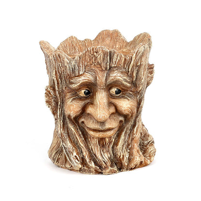 Resin Antique Creative Tree People Planter