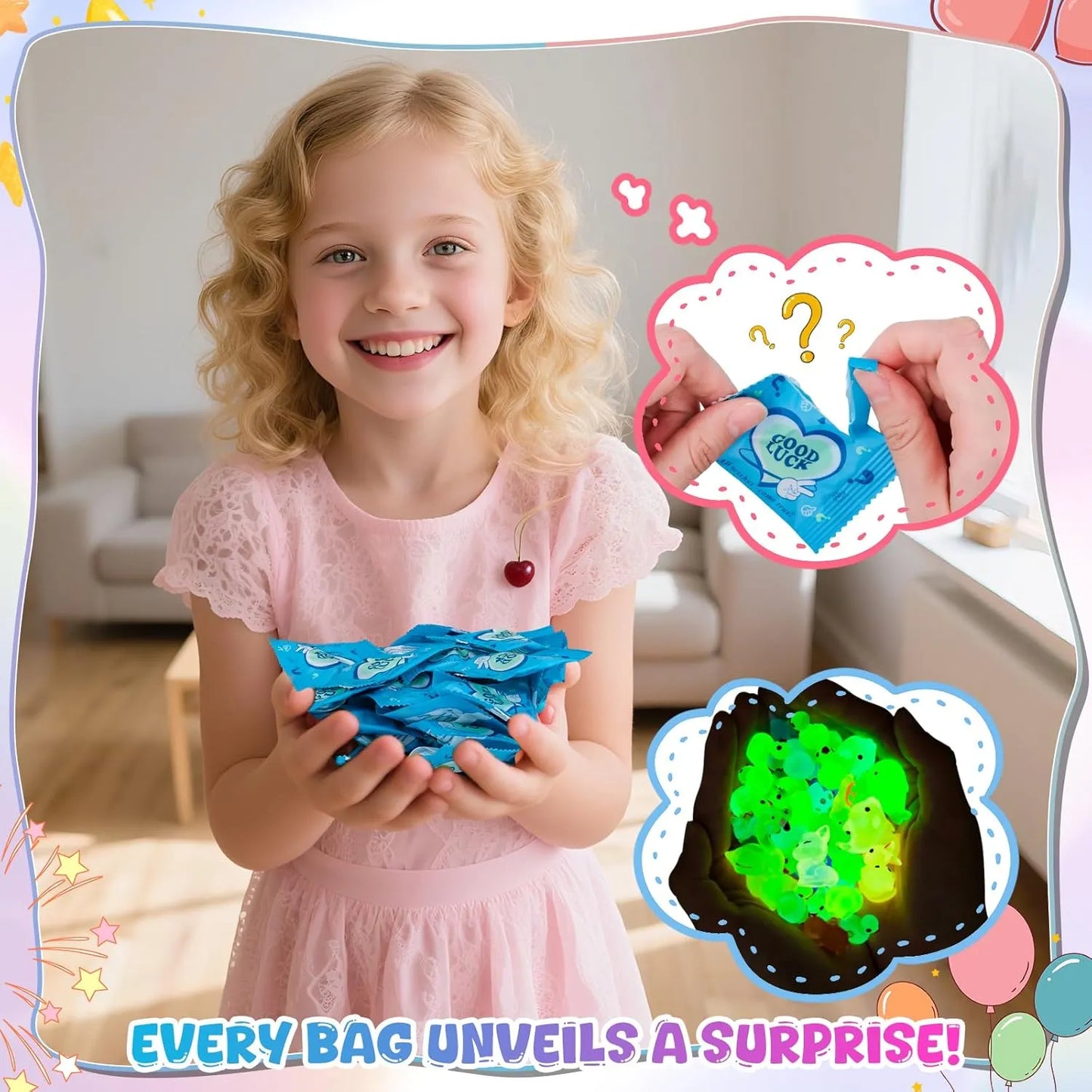 🏆 Bestseller ⏰Mini Glow in The Dark Animal Resin Models